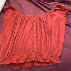 off the shoulder blouse